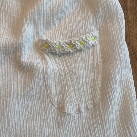 **3 for $20 item**Daisy-detail tunic top big girls size 10/12 - Picture 4 of 4